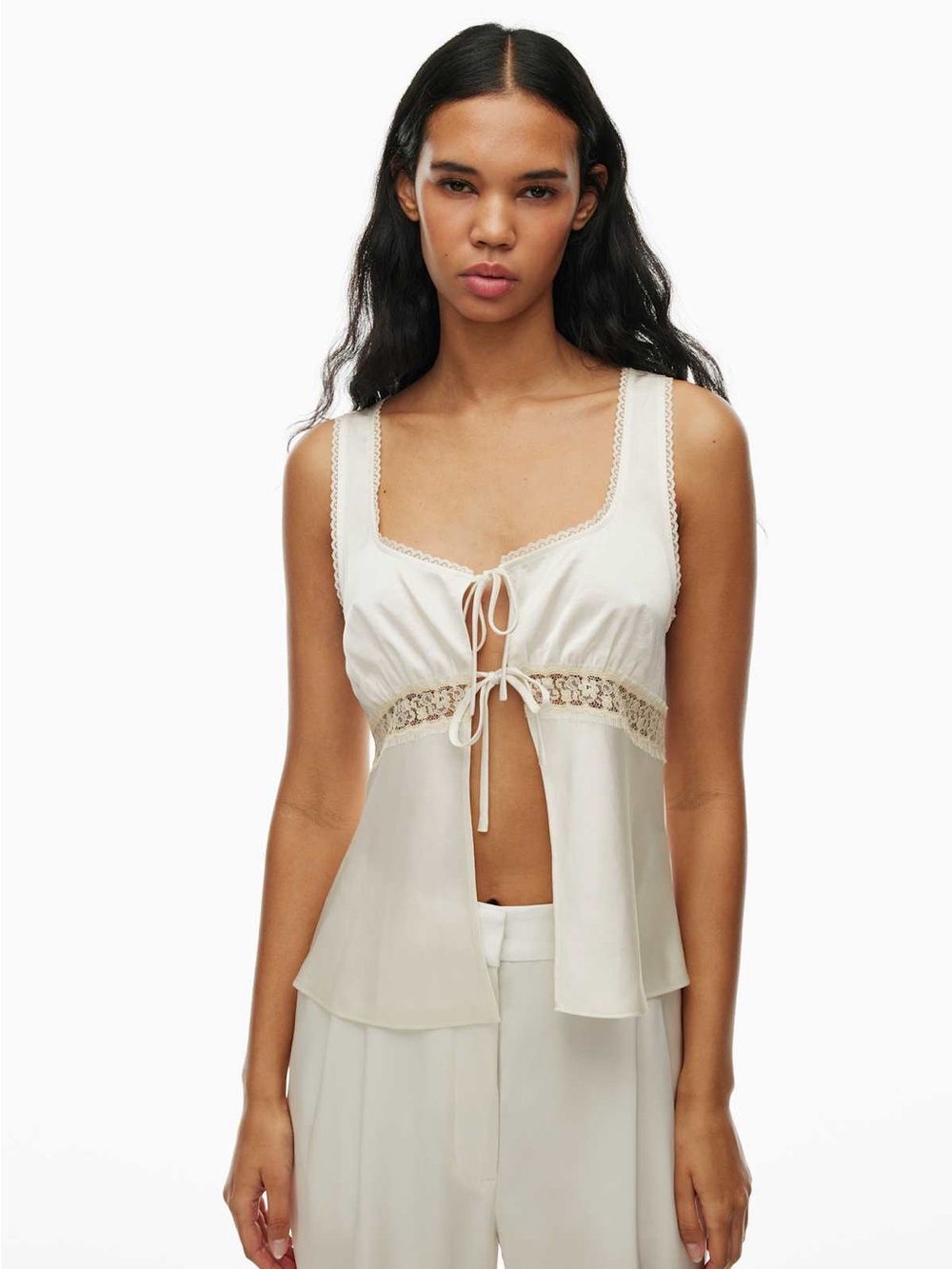 Aritzia Wilfred Picnic Satin Camisole